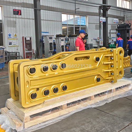 Breaker hidrolik GCB500T untuk excavator 55-60 ton, pahat Ø195 mm