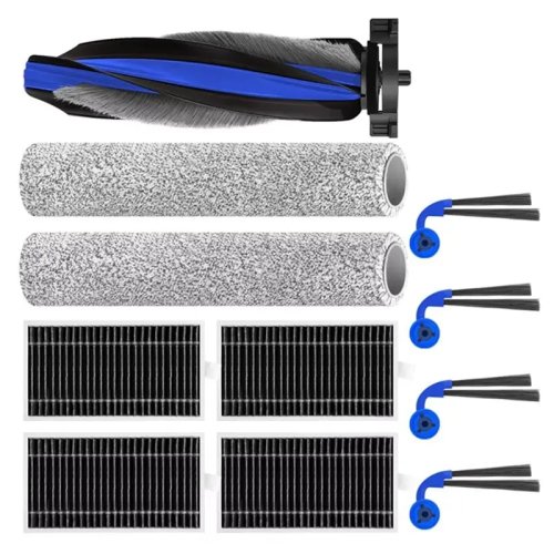 Kit de repuestos para Ecovacs Deebot X12 Omni/Cyclone – Cepillo principal, Rodillo mopa, Filtro HEPA, Cepillo lateral