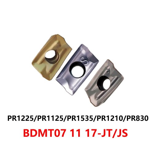 Pastilhas de metal duro BDMT11T308, BDMT070304ER, BDMT11T308ER, BDMT11T304ER, BDMT11T312ER para fresagem CNC – JS/JT PR1225 PR1210
