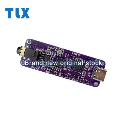 CT7601 مضخم سماعات Hi‑Fi 384K مع DAC وفك تشفير DSD رقمي Type-C — محول/فك تشفير USB-C، محول سماعة DIY