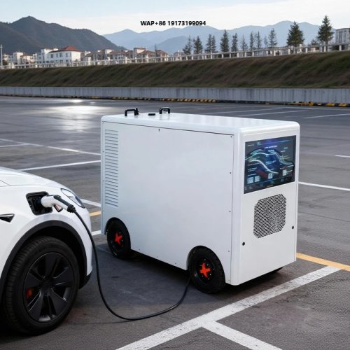 Stasiun pengisian portabel 150 kWh untuk mobil listrik (GBT/CCS1/CCS2) — powerbank energi mobile