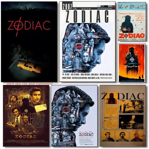 Retro-Poster 'Z-Zodiac' (Thriller) – HD-Wandbild für Flur & Wohnzimmer, Wohnungsdeko, Geschenk