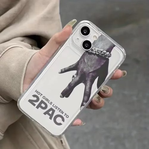 2Pac transparent soft TPU phone case for Xiaomi & POCO (Mi 15T, Mi 11/11T, Poco F7/F5, X7/X6/X5, M7/M4/X4/M3 Pro)