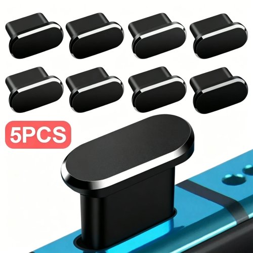 Penutup Debu USB‑C Logam Magnetik — Pas Presisi untuk Melindungi Port Pengisian