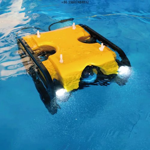 Gimbal submarino E-100 1080P con motor brushless, luces LED de alta luminosidad y estación de control de cubierta