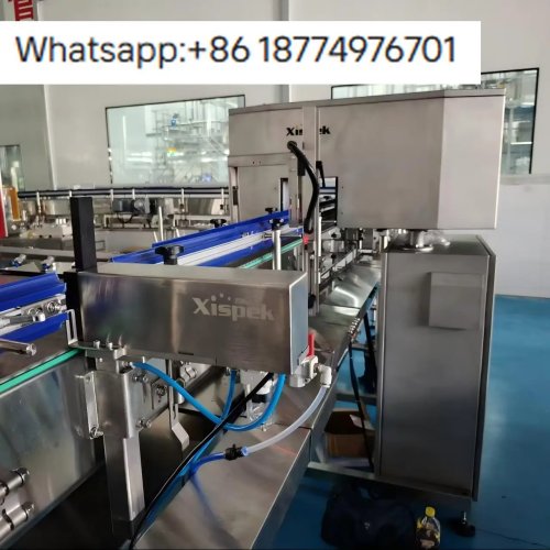 Sistema de inspección por cámara óptica para botellas de vidrio/PET — detector de tapón, nivel de llenado, código y logo / máquina clasificadora