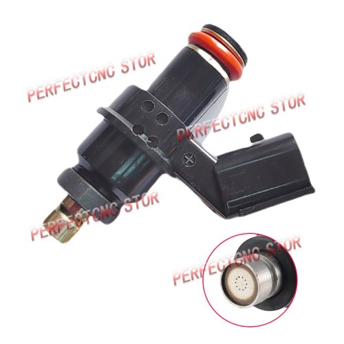 Ugello iniettore carburante BT‑B per moto 250 cc — 10 fori, lunghezza 43,6 mm, ricambio