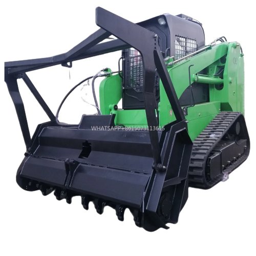 Minipala cingolata TS100 100 CV con trincia forestale (accessorio)