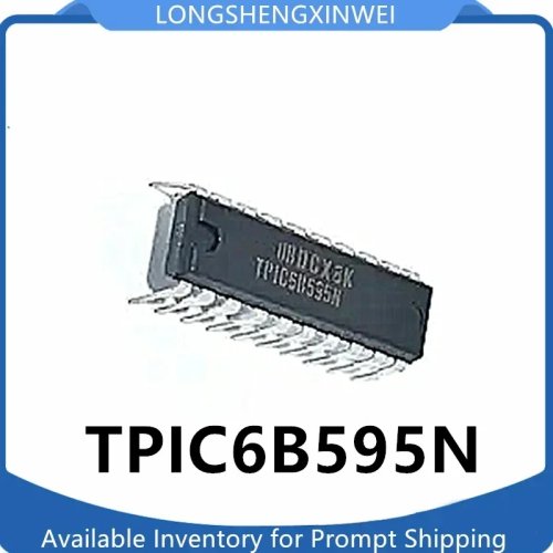 1 шт. TPIC6B595N DIP-20 мікросхема — 8‑бітний зсувний регістр, виходи з відкритим стоком, НОВА