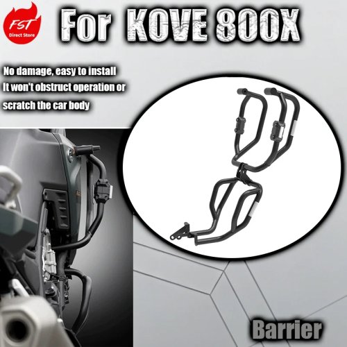 Set barre paramotore superiori e inferiori per Kove 800X - Kit paracolpi / protezione motore