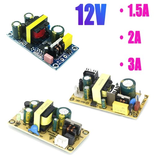 Mạch nguồn AC 220V xuống 12V DC (Buck), bộ chuyển đổi AC-DC giảm áp 1.5A/2A/3A