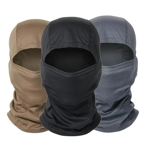Tactical Windproof Balaclava — Full‑face Ski Mask for Cycling, Hunting, Hiking; Thermal Windproof Face Cover