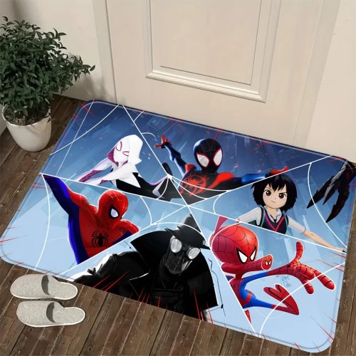 Zerbino Marvel Spider-Man stampa cartoon — Miles Morales, Gwen Stacy, Peter Parker e amici