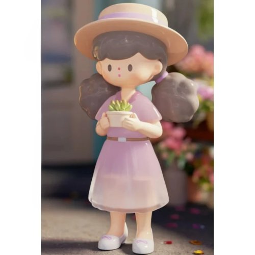 Molinta Spring City Wandering — Caixa surpresa (blind box), figura anime de design colecionável
