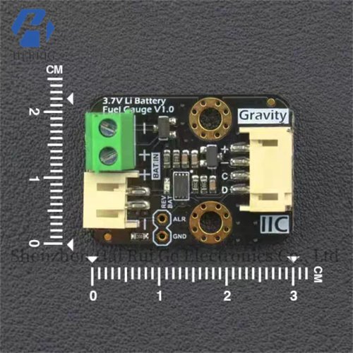 DFRobot Gravity وحدة قياس طاقة بطارية ليثيوم 3.7 فولت بواجهة I2C