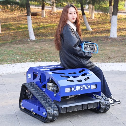 AWY-550H 소형 크롤러 잔디깎이 225cc 가솔린, 자동 리모컨식 — 맞춤 제작 가능
