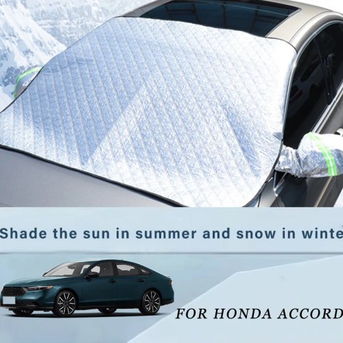 Verdickte Windschutzscheiben-Abdeckung für Honda Accord (vorne) – Sonnen- und Schneeschutz mit 5/9 Magneten, UV-Schutz