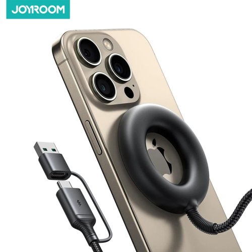 Joyroom 磁気ワイヤレス充電器 — 急速充電対応、iPhone 12〜16 対応、USB‑A／USB‑C 充電器で使用可