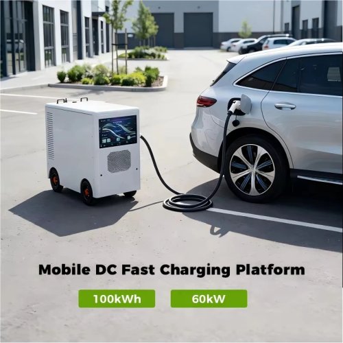 Colonnina di ricarica mobile 150 kWh portatile — Caricatore con accumulo per veicolo elettrico