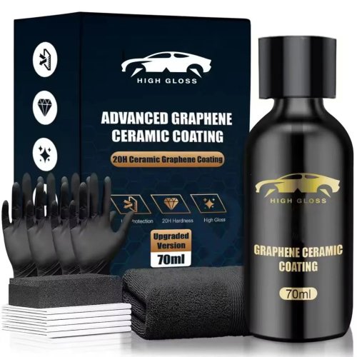 Protettivo ceramico al grafene 20H per auto – Kit nano, finitura specchio ad alto gloss, idrofobico, protezione della vernice