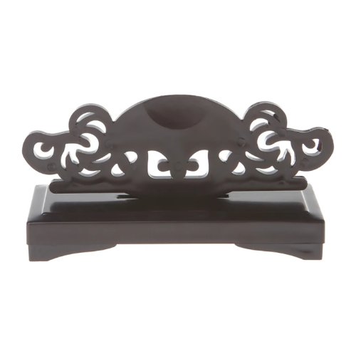 Soporte expositor para abanicos plegables estilo chino vintage — base de mesa para hogar y oficina