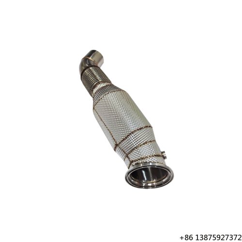 Downpipe thể thao inox Ecnal cho B58 3.0T, kèm tấm chắn nhiệt