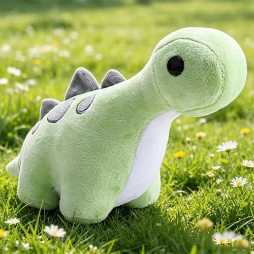 Peluche Diplodocus 28 cm, vert – dinosaure tout doux de haute qualité pour enfants, cadeau d'anniversaire