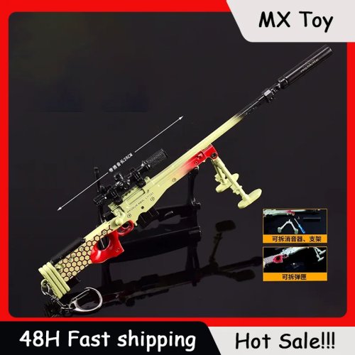 Mô hình súng bắn tỉa AWM Delta Force 25 cm bằng kim loại – đồ trang trí với skin nguyên bản, mô hình sưu tầm/quà tặng