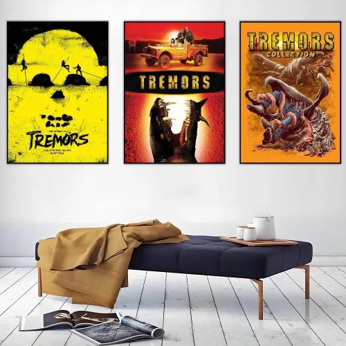 영화 'Tremors' 포스터 – 공포·코미디, HD 벽 포스터, 집·방·바·카페 장식