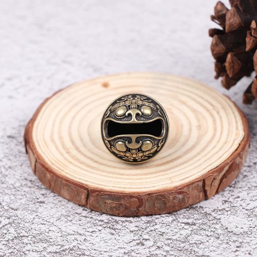 Messing belletje bedel — Chinees gelukssymbool voor armband en enkelband