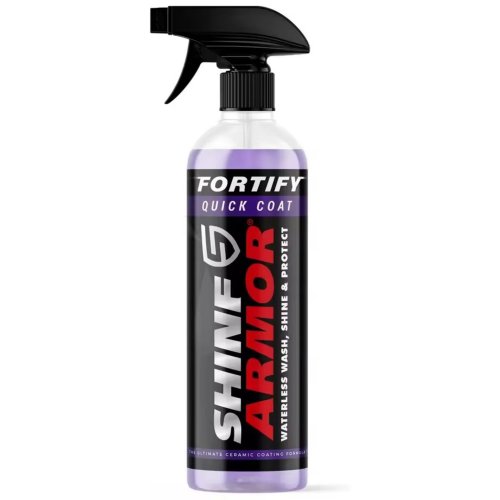 ARMOR Fortify Quick Coat — Spray de revestimento cerâmico, lavagem sem água e cera hidrofóbica