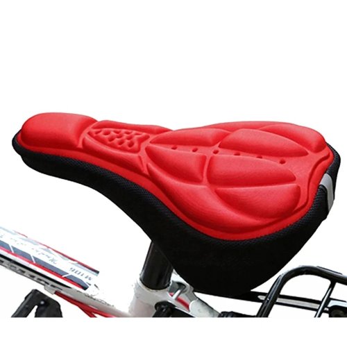 3Dソフトサドルカバー　厚手スポンジクッション／通気性　MTB用自転車シートカバー