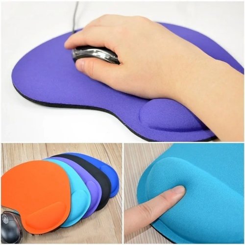 Tapis de souris avec repose-poignet en EVA, mousse douce, ergonomique, accessoire bureau gaming/PC, motif mignon