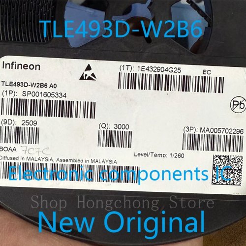 Оригинальный датчик эффекта Холла TLE493DW2B6A0 (TLE493D), 3.3 В, 6‑контактный TSOP, автомобильный AEC-Q100