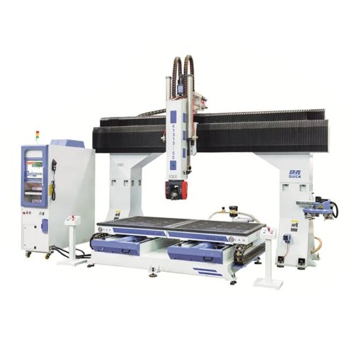 راوتر CNC Syntec بخمسة محاور لصنع قوالب الرغوة – مركز تصنيع سريع لأعمال النجارة (Jinan Quick)