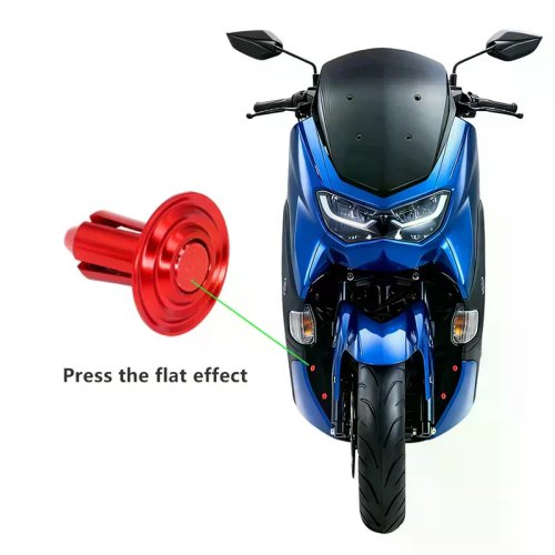 Nit typu push-pin PrecisionLock CNC aluminium M5x15 do motocykla, uniwersalny - 1/6/12 szt.