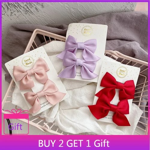 Pinzas laterales para niña con lazo y perla hechas a mano - Pack de 2, accesorios de pelo estilo princesa
