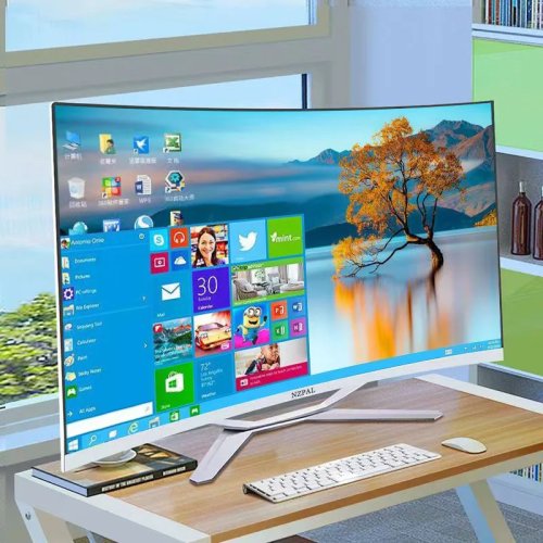 كمبيوتر مدمج All-in-One للألعاب 32" بشاشة منحنية، Intel Core i7/i9، ذاكرة 8/16/32 جيجابايت، SSD سعة 1 تيرابايت