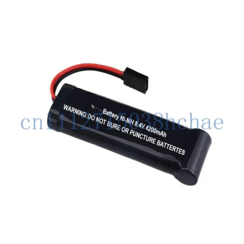 Bateria NiMH 8,4V 4200mAh 7 células flat pack para Traxxas com conector de descarga