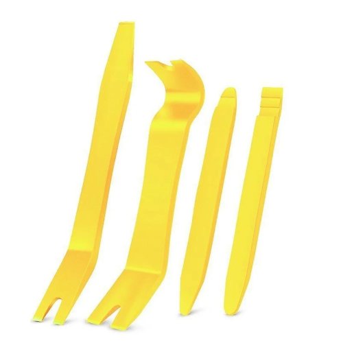 Car audio installation plastic pry bar kit — dashboard & interior trim removal tools for radio/navigation fitment
