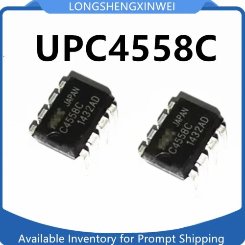 1 pz UPC4558C (C4558C) amplificatore operazionale doppio (IC), DIP-8, nuovo
