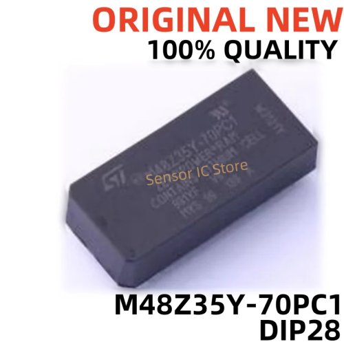 2 unidades M48Z35Y-70PC1 DIP-28 256Kbit (32Kx8) IC de memoria – Nuevo y original