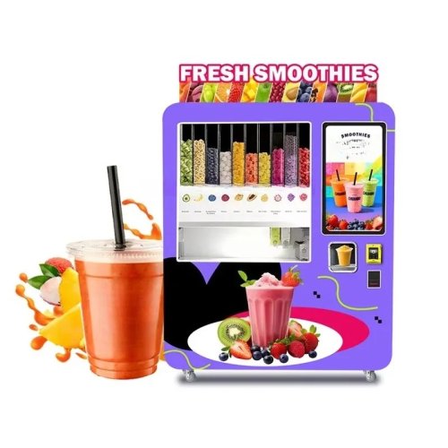 業務用フルーツスムージー自動販売機 — 小売向け（リテールグレード）、プロ仕様 新デザイン