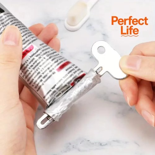 Espremedor de tubo de pasta de dentes em ferro fundido — dispensador manual em metal para casa de banho, sem eletricidade