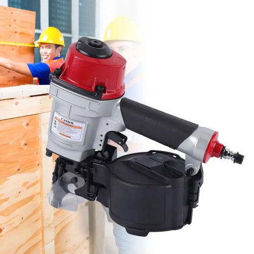 Pregadeira pneumática em bobine CN55 para revestimento exterior — Pistola de pregos industrial portátil, 75–100 psi