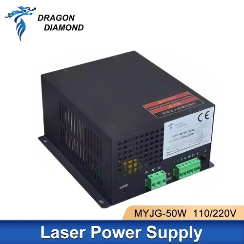 MYJG CO2 레이저 파워서플라이 40W/50W (110V/220V) CO2 레이저 튜브용 - MY 시리즈, 레이저 각인·절단기용