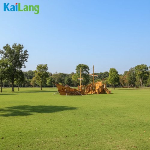 Bộ trò chơi ngoài trời 'Tàu cướp biển' bằng gỗ cho trẻ em