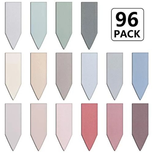 Bộ 96 kẹp dấu trang nam châm hình mũi tên — kẹp/đánh dấu trang từ tính nhiều màu cho học sinh, giáo viên, trường học và gia đình
