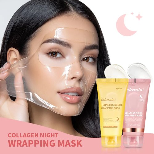 Korean Deep Collagen Peel-Off Face Mask – Anti-Wrinkle Lifting Night Bio-Wrap for Women