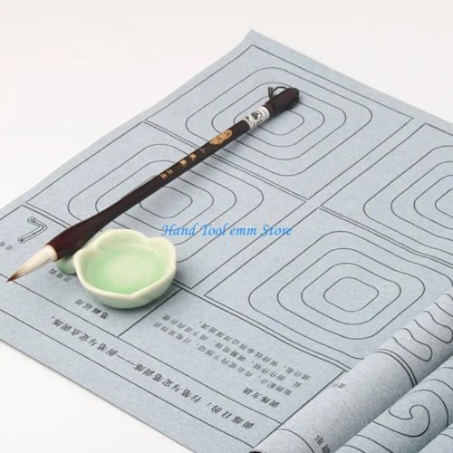 Vải viết nước Trung Quốc tái sử dụng, có ô kẻ để luyện thư pháp